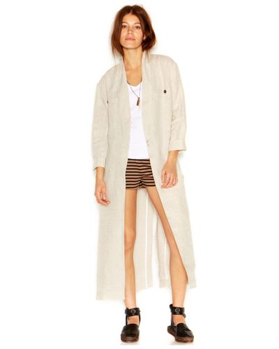 linen duster coat