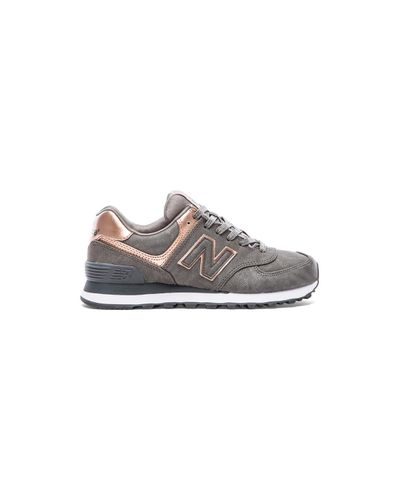 new balance 574 silver