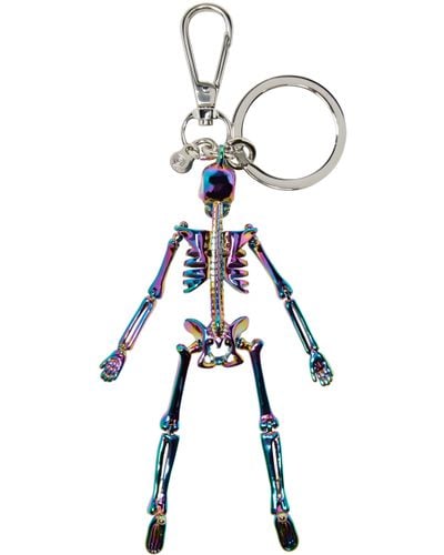 Alexander McQueen Multicolor Skeleton Keychain for Men - Lyst