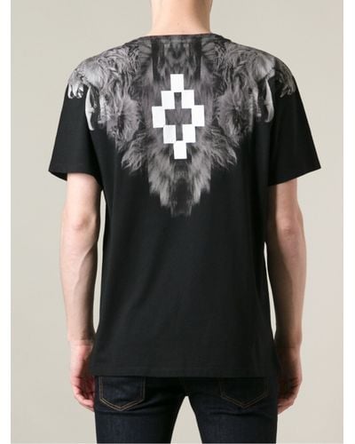Marcelo Burlon Lion Print Tshirt in Black for Men - Lyst