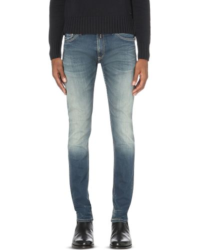 Replay Denim Jondrill Hyperflex Skinny Jeans in Black (Blue) for Men - Lyst