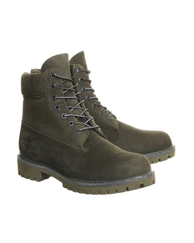 forest green timberlands