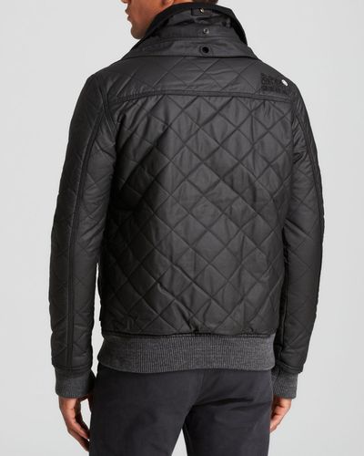 superdry quilted bomber jacket
