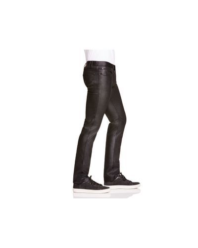 BOSS by HUGO BOSS Hugo 708 Coated Denim Slim Fit Jeans In Black for Men -  Lyst