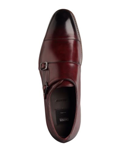 Hugo boss double monk shoes discount