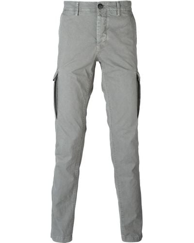 stone island cargo trousers grey