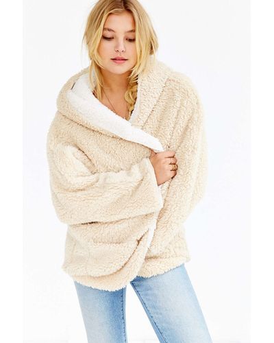 bdg fuzzy reversible jacket