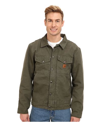 carhartt army green jacket