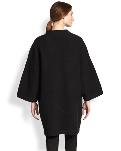 oversized cocoon coat