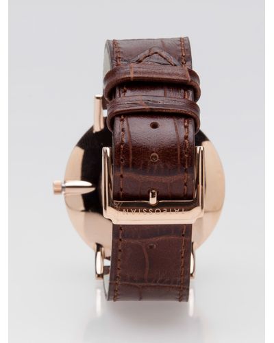 foce slim skeleton watch