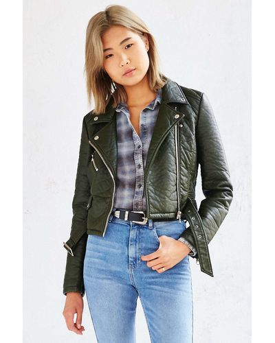 members only vegan leather jacket