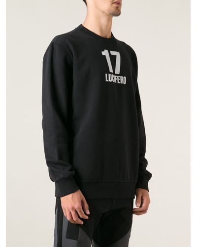 Givenchy Cotton '17 Lucifero' Sweatshirt in Black for Men - Lyst