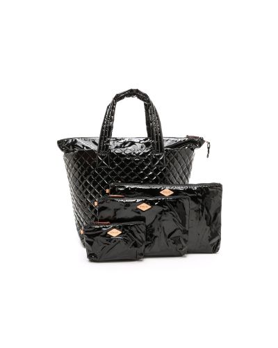 Mz wallace black patent tote Clearance