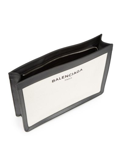 balenciaga canvas pouch