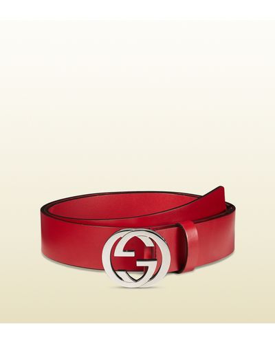 gucci reversible belt with interlocking g buckle