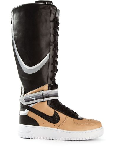 Nike Riccardo Tisci 'beige Pack Air Force 1' Boots in Brown (Black) - Lyst