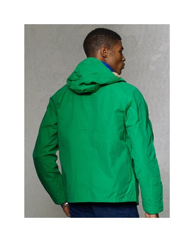 Polo Ralph Lauren Waxed Treeline Anorak in Green for Men - Lyst