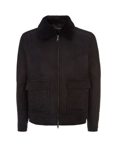 brioni shearling jacket