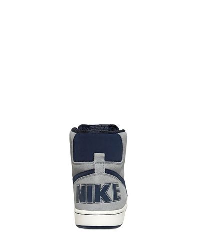 Nike Terminator Vintage High Top Sneakers in Grey/Navy (Blue) for Men |  Lyst UK