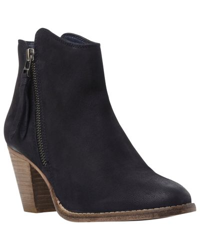 dune blue ankle boots