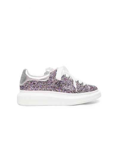 Alexander mcqueen purple glitter Clearance
