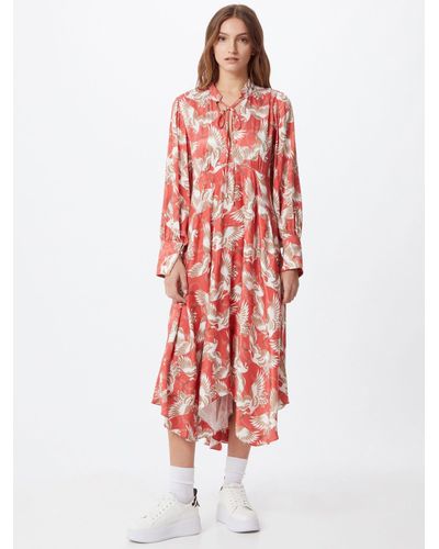 HUGO Kleid 'Kaflore' in Rot | Lyst DE