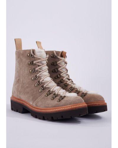 Grenson Nanette Maple Velvet Suede Ski 