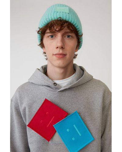acne studios face patch hoodie