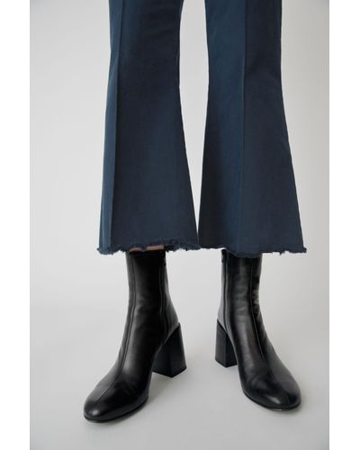 acne stacked heel boot