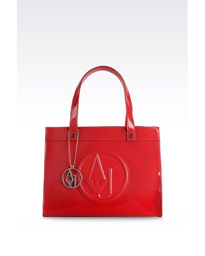 red armani purse