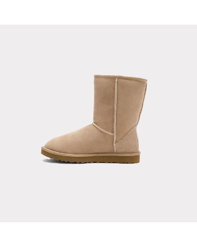 UGG Classic Short Boot Sand in Natural - Lyst