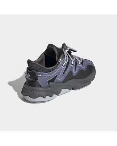 adidas Lace Ozweego Plus Shoes in Black - Lyst