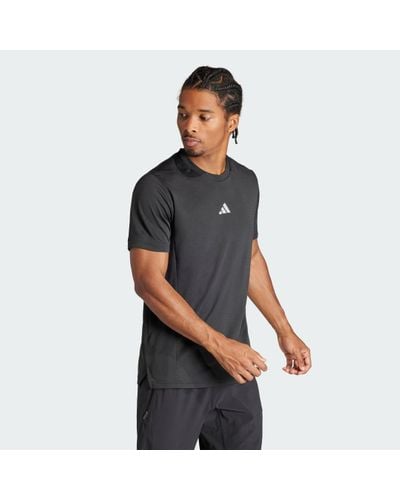 adidas Originals Designed For Training Hiit Workout Heat.rdy T-shirt - Black
