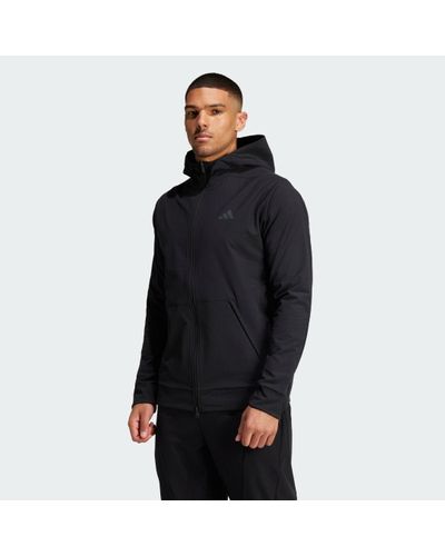 adidas Designed For Training Cold.Rdy Full-Zip Hoodie - Black