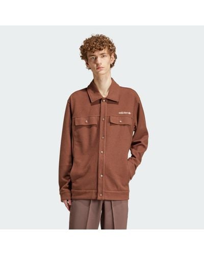 adidas Premium Overshirt - Brown