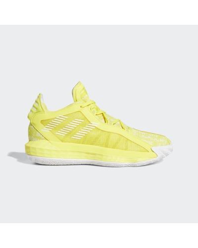 adidas dame 6 shock yellow