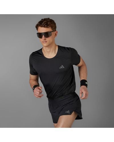 adidas Adizero Running Split Shorts - Black
