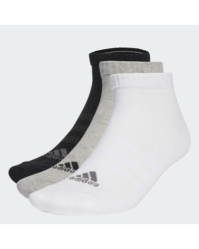 adidas Cushioned Low-cut Socks 3 Pairs - Brown