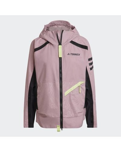 adidas Terrex Utilitas Rain Jacket - Pink