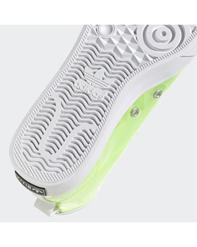 adidas Nizza Hi Jelly Shoes in Green | Lyst
