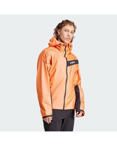 adidas Terrex Techrock Light Gore-tex Active Jacket - Orange