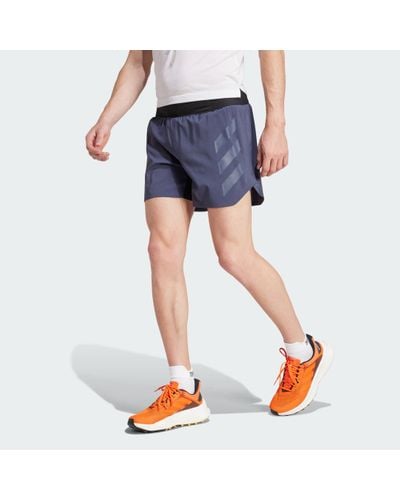 adidas Terrex Agravic Trail Running Shorts - Blue