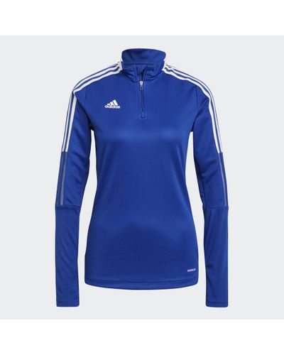 adidas Tiro 21 Training Sweater - Blauw