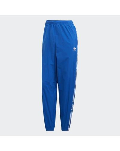 adidas Synthetic Track Pants in Blue - Lyst