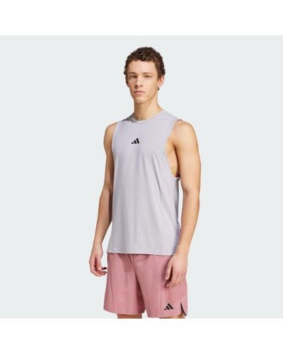 adidas Designed For Training Workout Tank Top - Purple