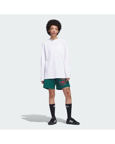 adidas Skateboarding Graphic Water Shorts (Gender Neutral) - White