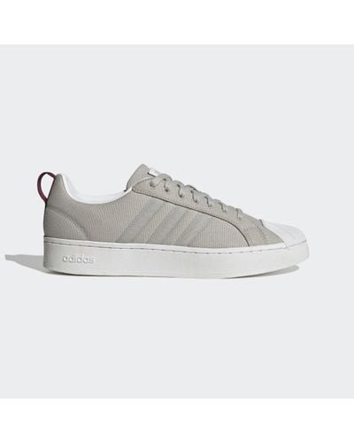 adidas Streetcheck Cloudfoam Lifestyle Low Court Shoes - Grey