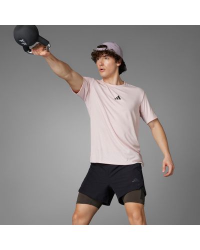 adidas Power Workout T-Shirt - Grey