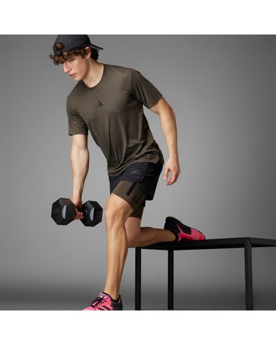 adidas Power Workout T-Shirt - Grey