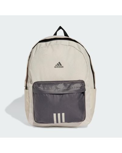 adidas Classic Badge Of Sport 3-Stripes Backpack - Grey